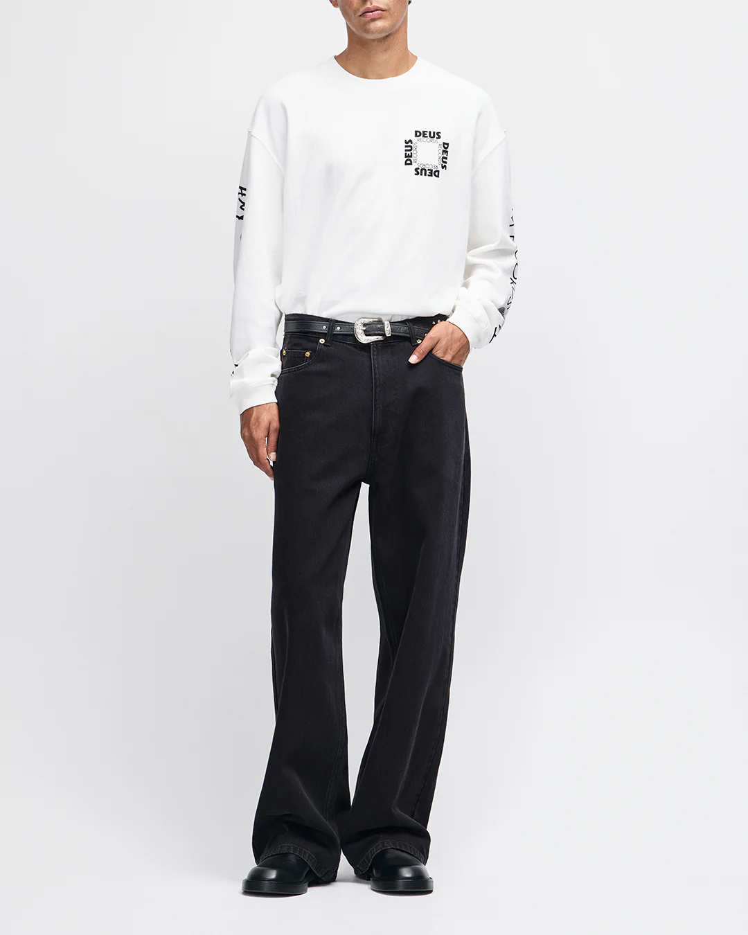 Defacto Ls Tee - Vintage White - Image 5
