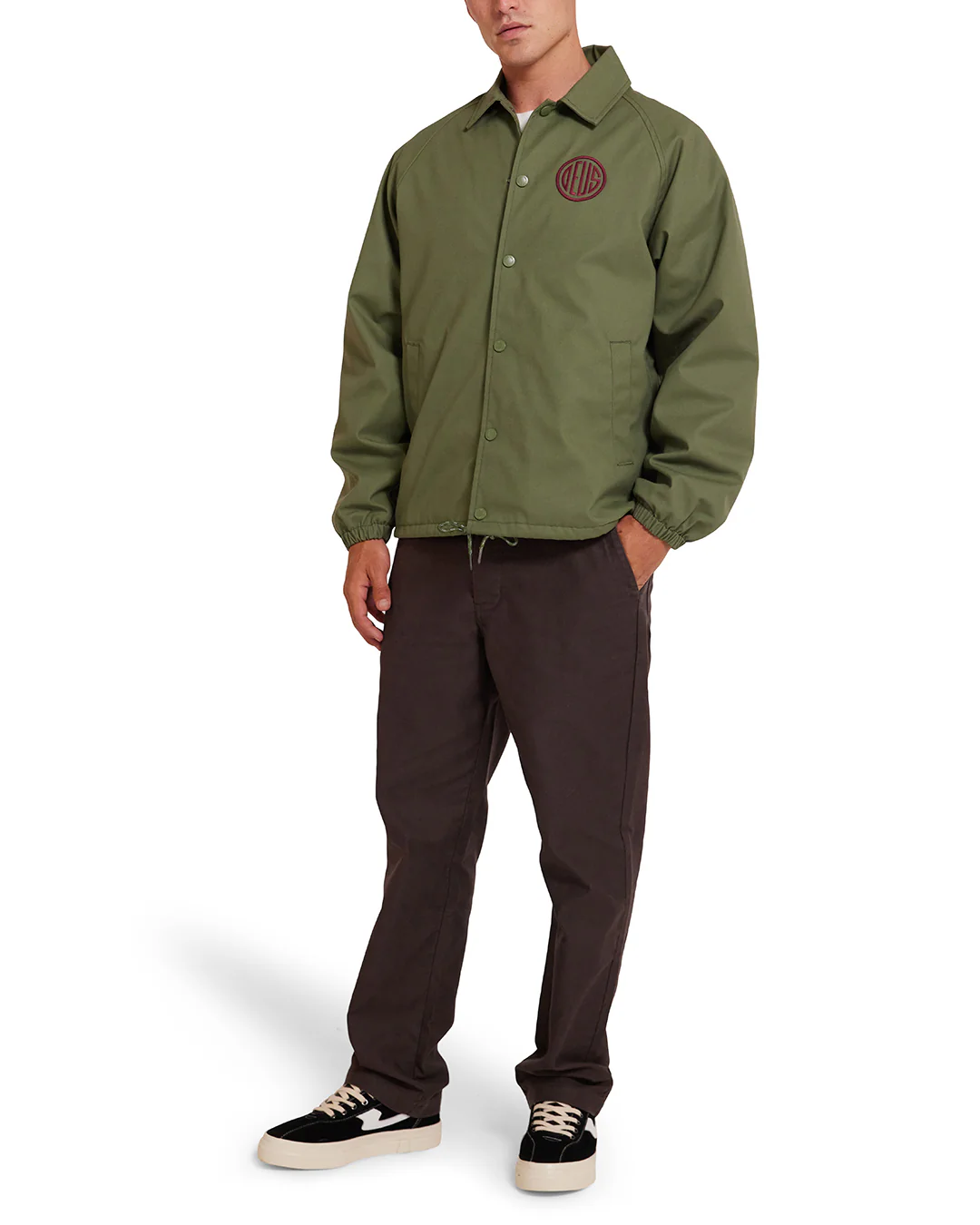 Pill Logo Coach Jacket - Pine - Image 3
