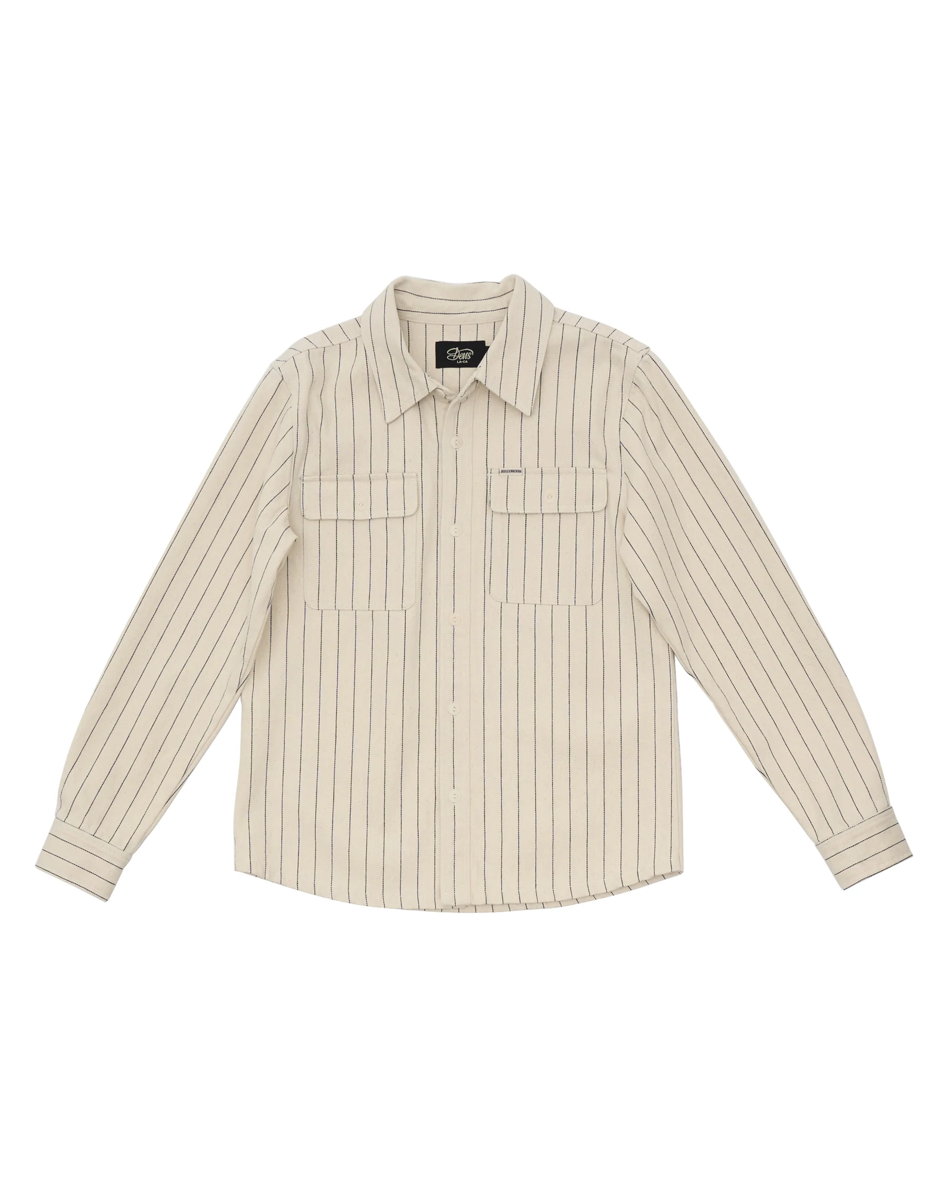 Vacay Stripe Denim Shirt - Natural - Image 5