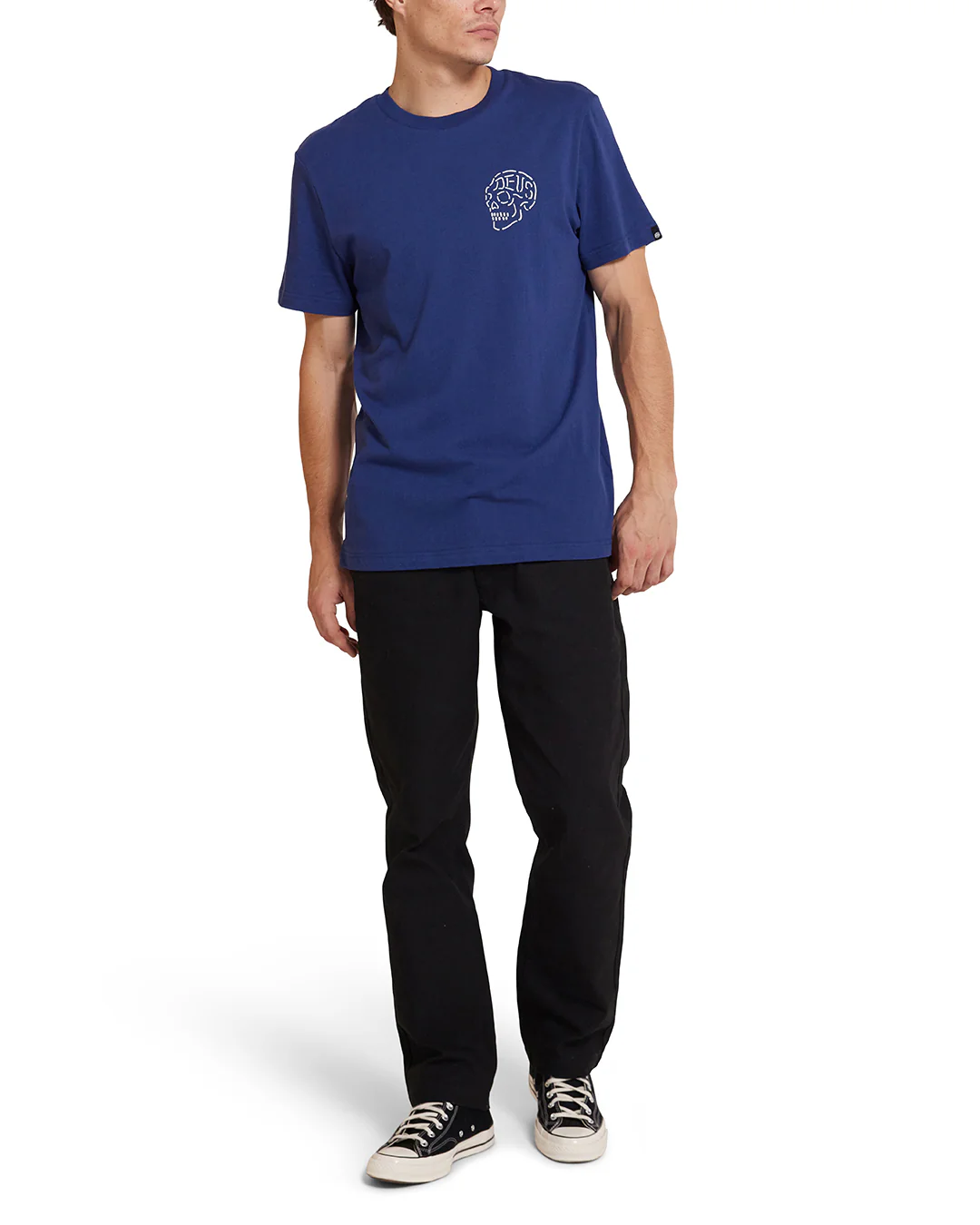 Venice Skull Tee - Mechanic Blue - Image 3